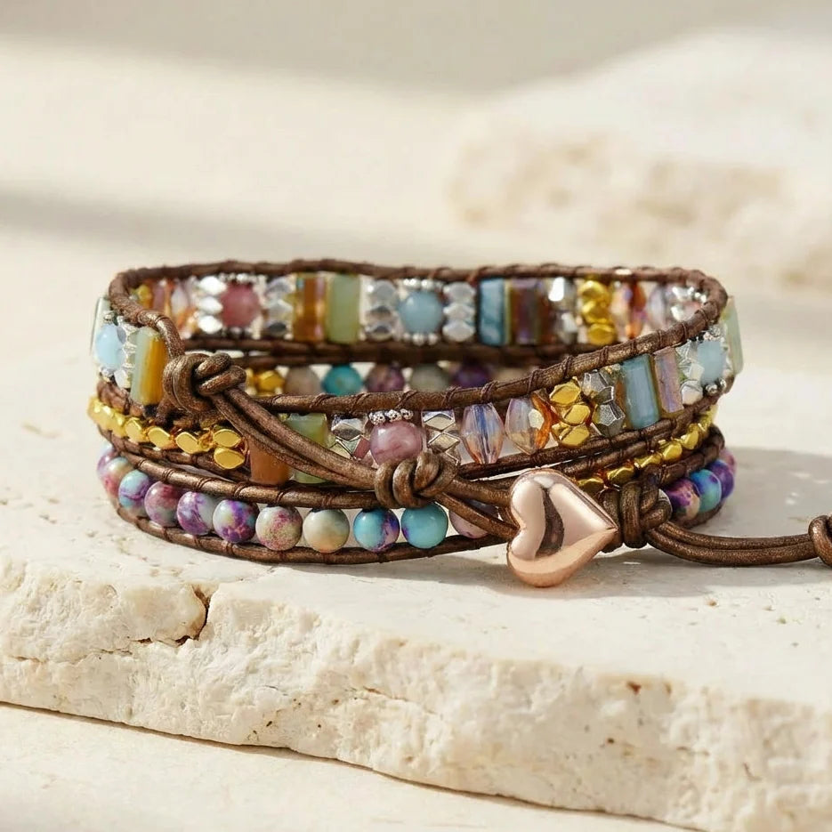 Rhodonite Positivity Bracelet - Rhodonite