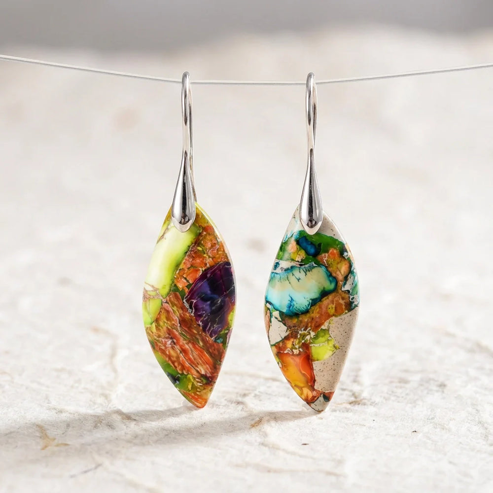Soulful Jasper Earrings - Jasper