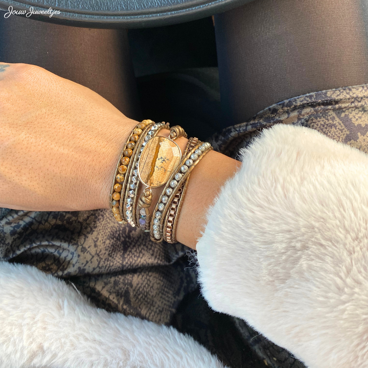 Vegan Jasper Protection Bracelet - Jasper