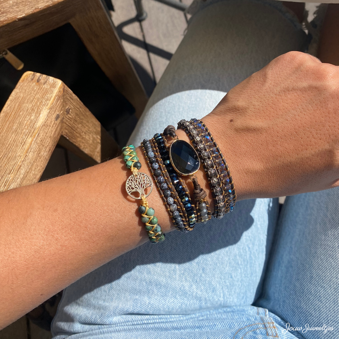 Black Beauty Onyx Bracelet - Onyx
