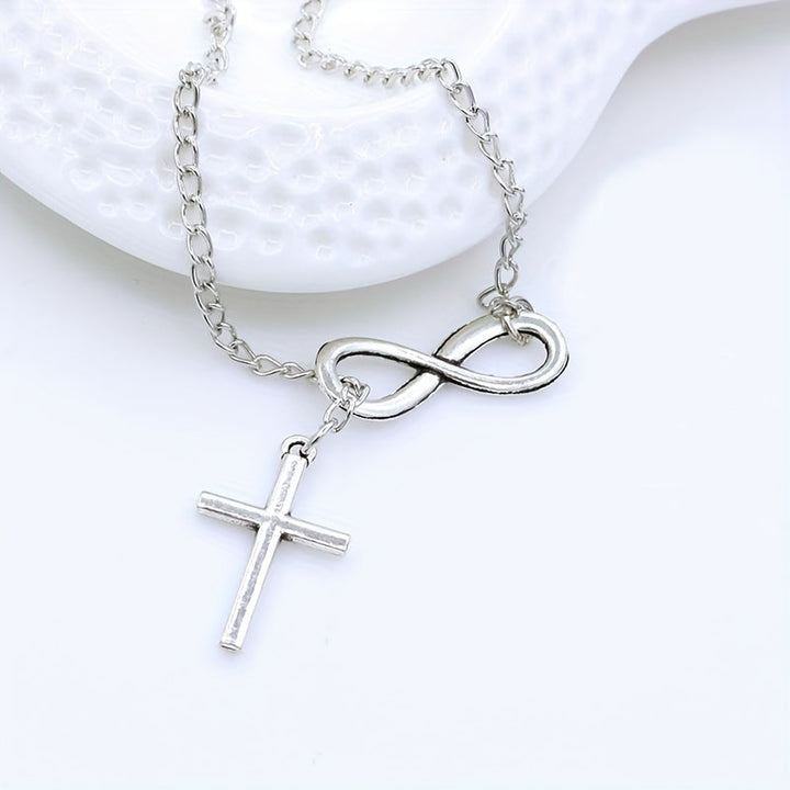 Eternal Cross Pendant Necklace | Gold