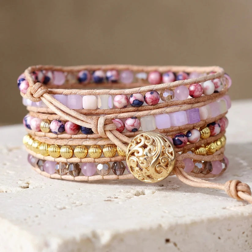 Healing Rose Quartz Bracelet - Rose Quartz
