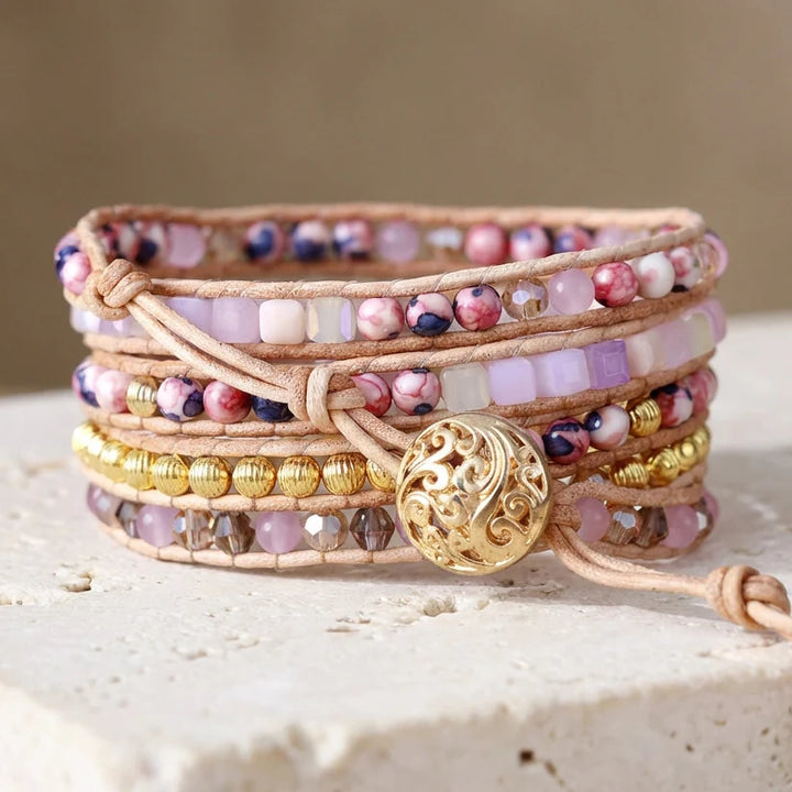 Healing Rose Quartz Bracelet - Rose Quartz