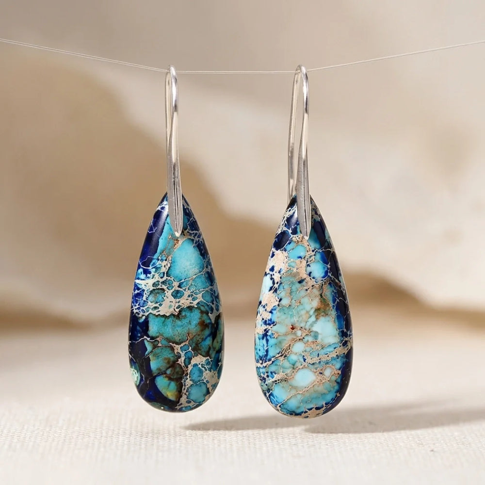 Purposeful Jasper Earrings - Jasper