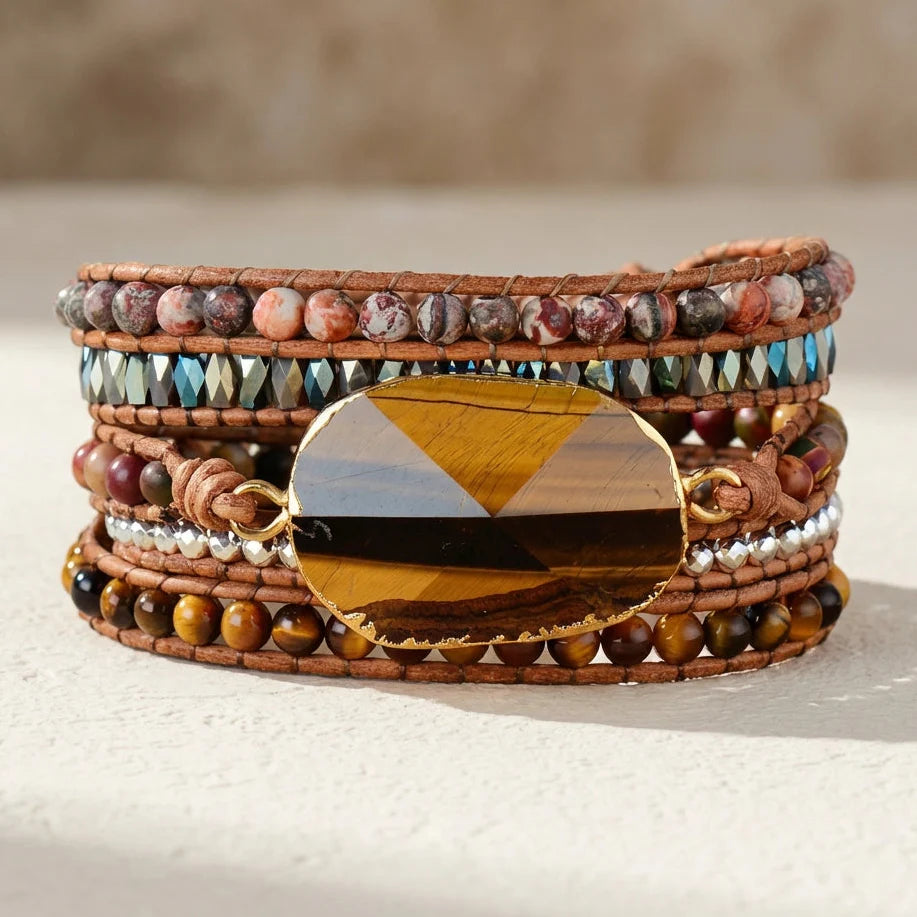 Grounding Tiger's Eye Bracelet - Tiger's Eye