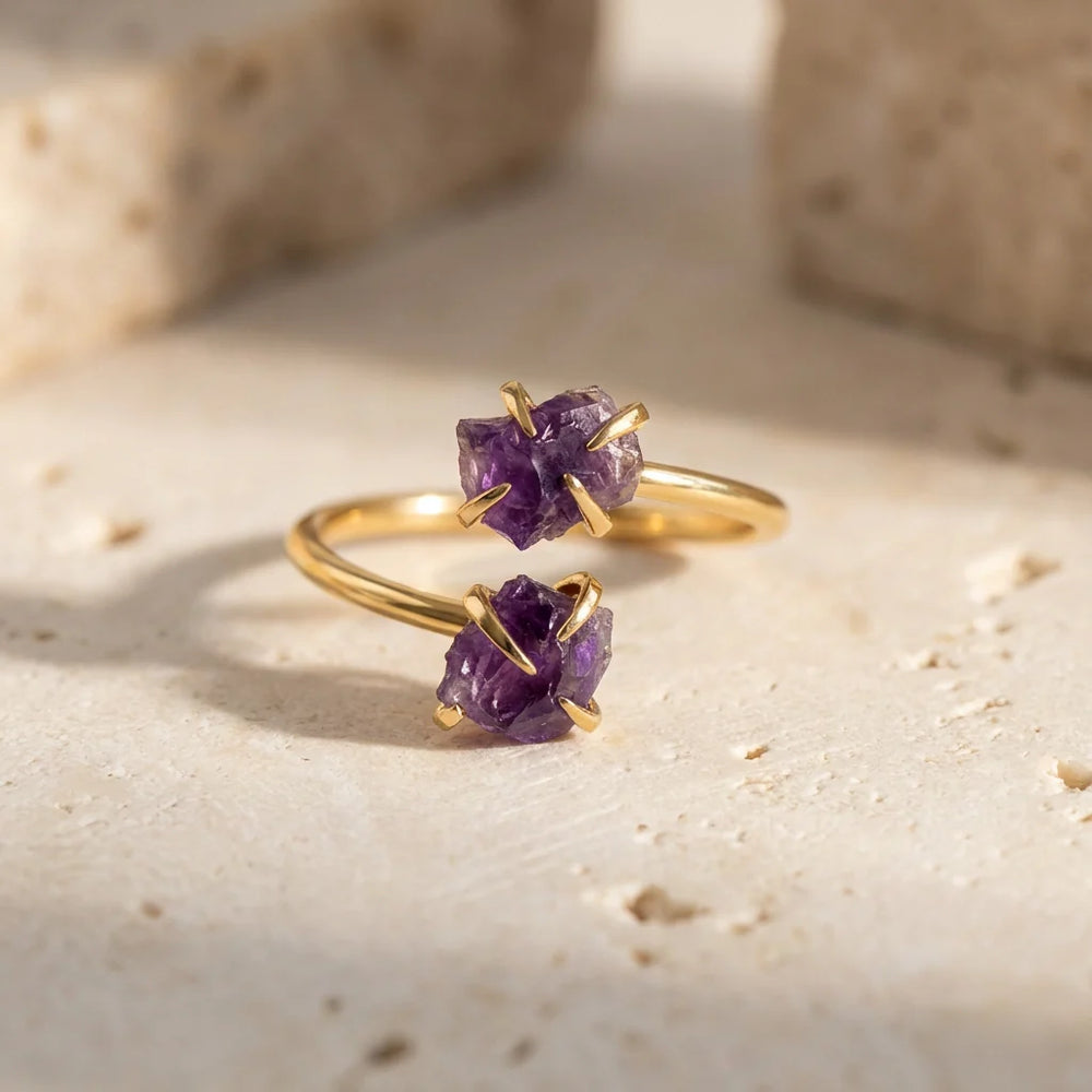 Amethyst Clarity Ring - Amethyst