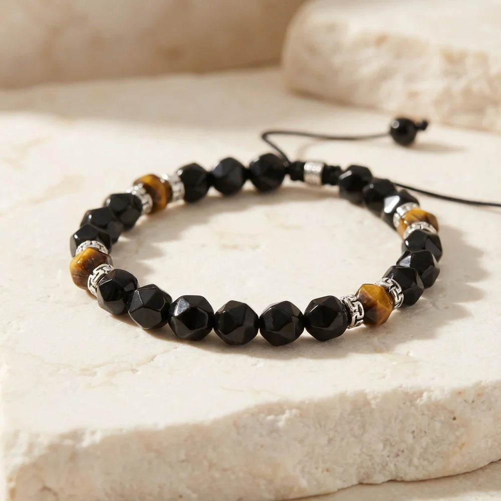 Tiger's Eye Onyx Power Bracelet - Tiger's Eye