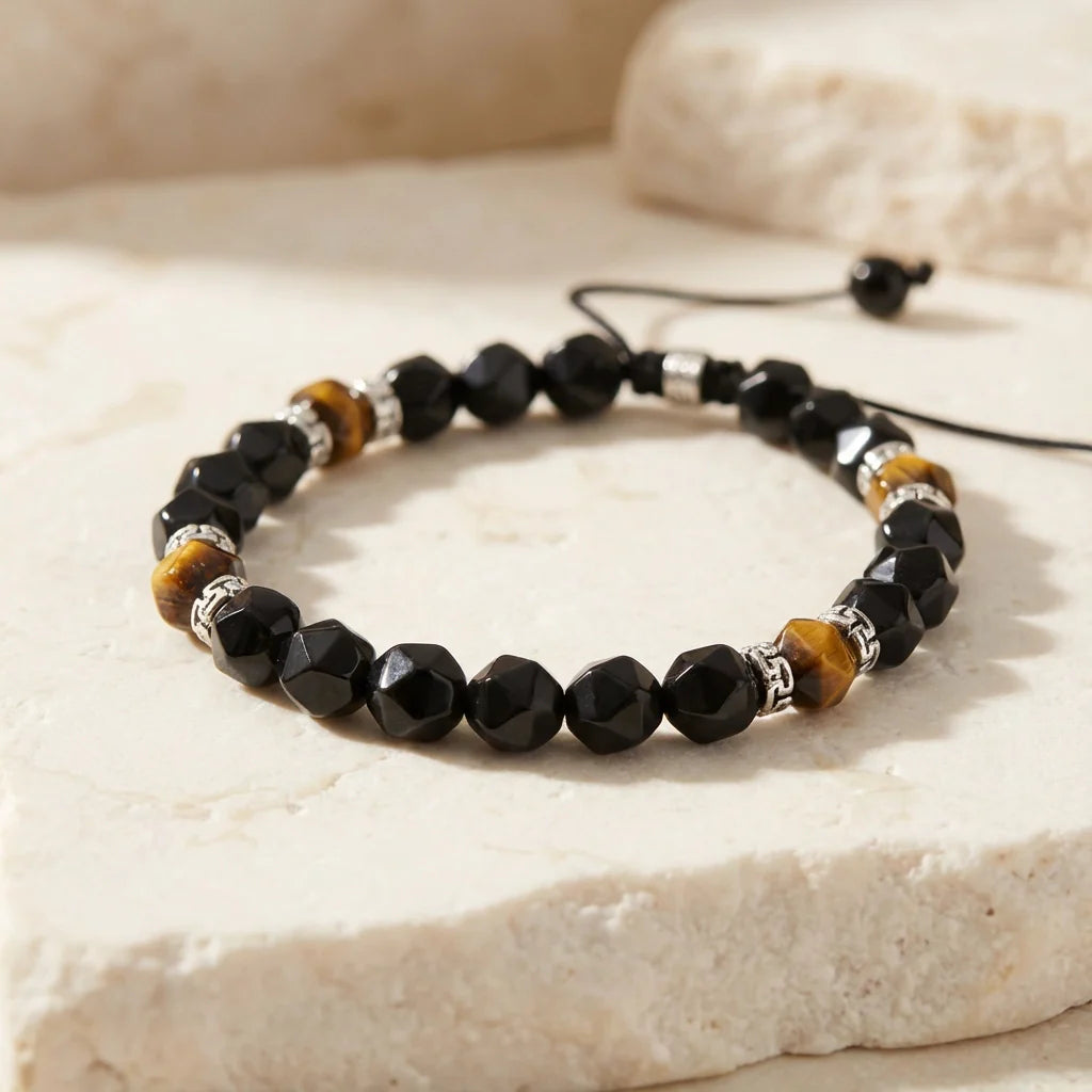 Tiger's Eye Onyx Power Bracelet - Tiger's Eye