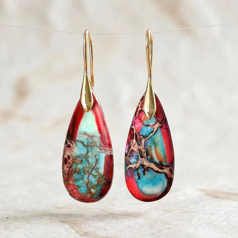 Purposeful Jasper Earrings - Jasper