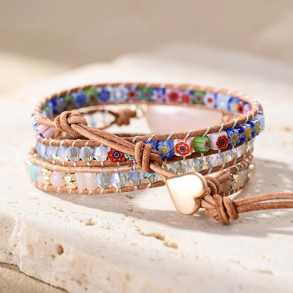 Endless Love Bracelet - Rose Quartz