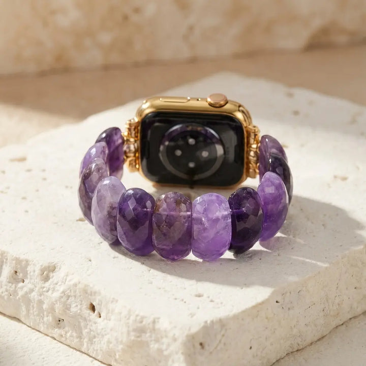 Amethyst Clarity Apple Watch Band - Amethyst
