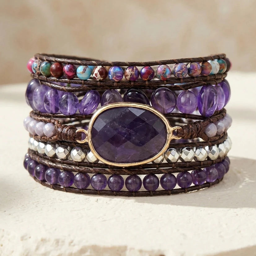 Midnight Amethyst Bracelet - Amethyst