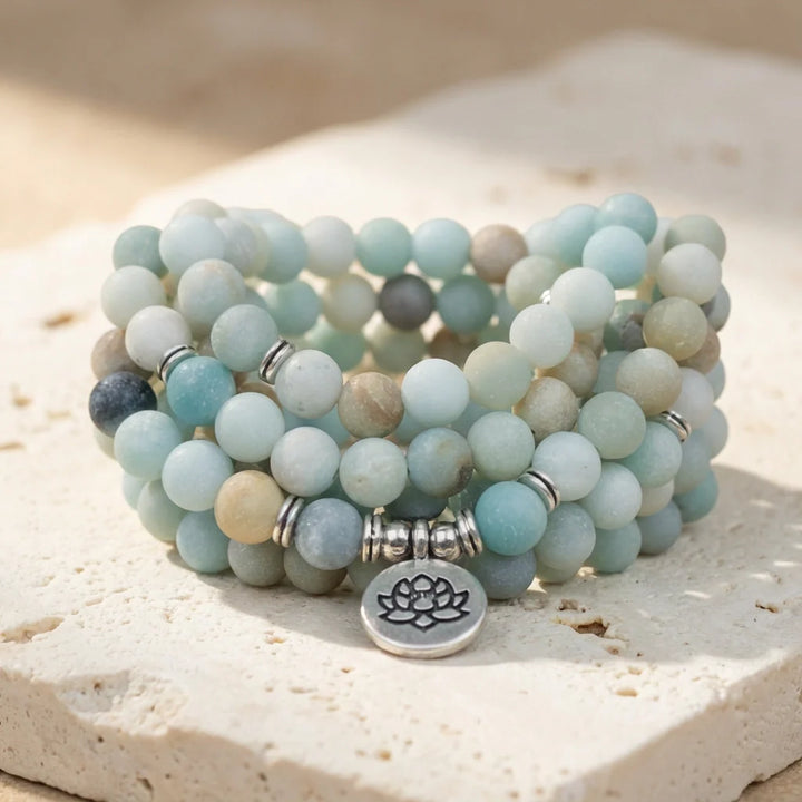 Divine Amazonite Mala - Amazonite 