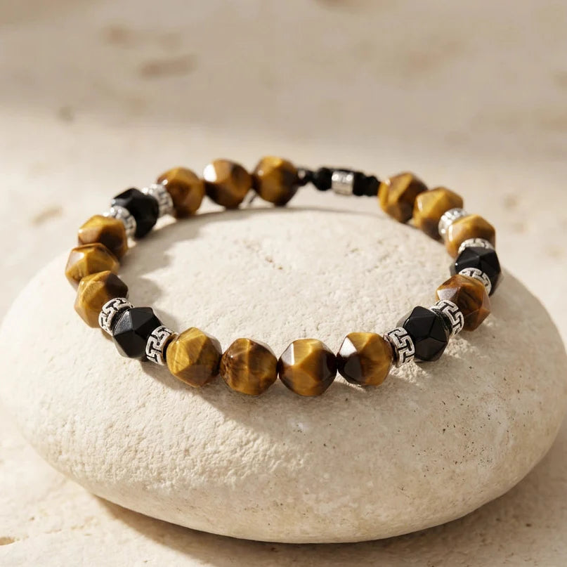 Tiger's Eye Onyx Power Bracelet - Tiger's Eye