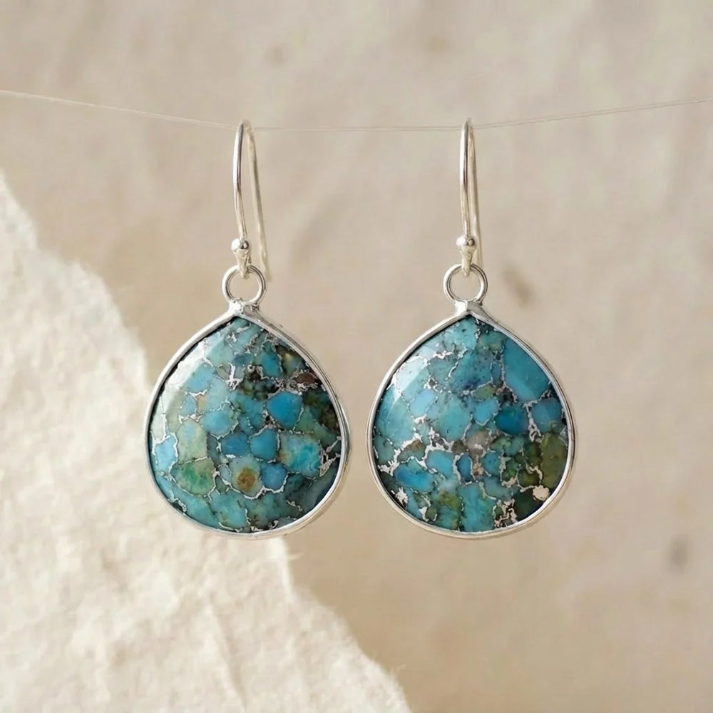 Healing Turquoise Earrings - Turquoise