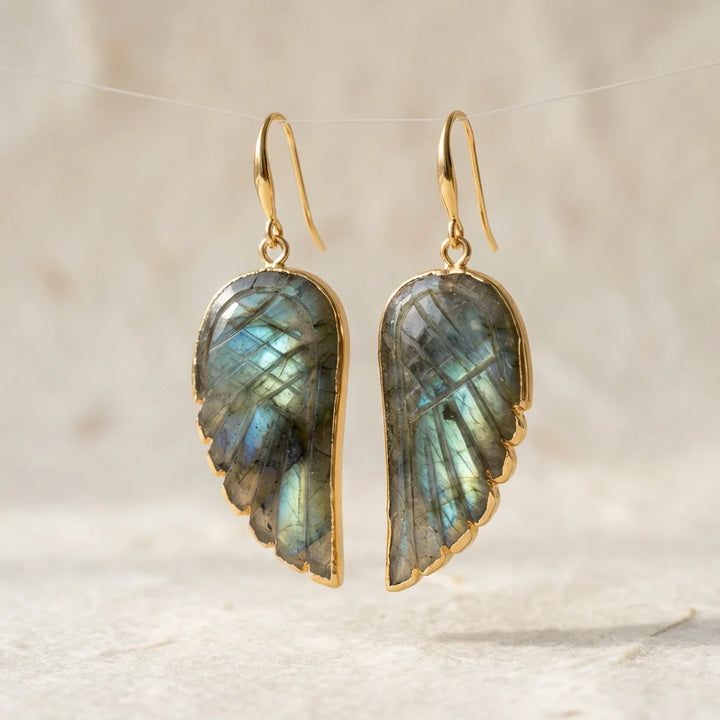 Labradorite Freedom Earrings - Labradorite