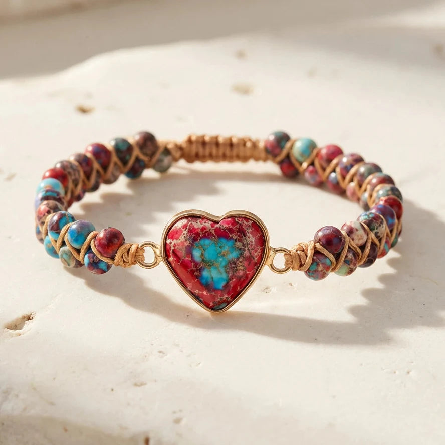 Woven Imperial Love Bracelet - Jasper