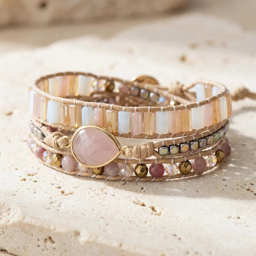 Inner Love Rose Quartz Bracelet - Rose Quartz