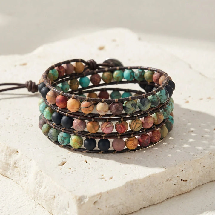 Stress Relieving Jasper Bracelet - Jasper