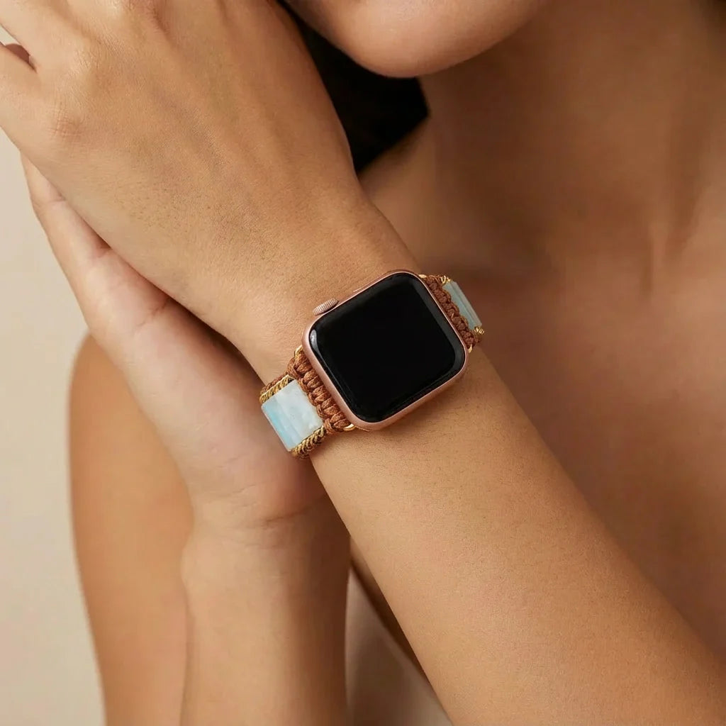 Amazonite Honesty Apple Watch Band - Amazonite 