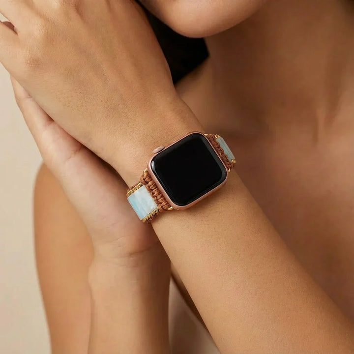Amazonite Honesty Apple Watch Band - Amazonite 