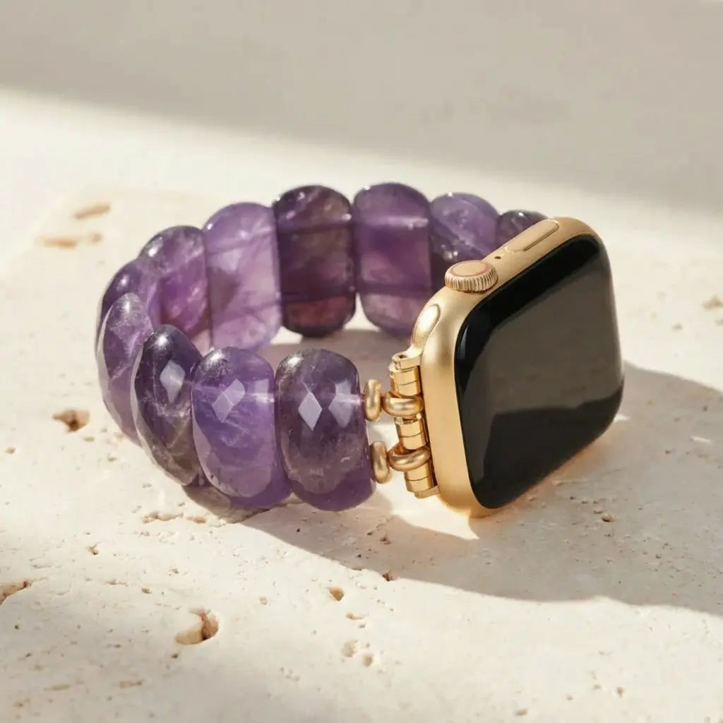 Amethyst Clarity Apple Watch Band - Amethyst