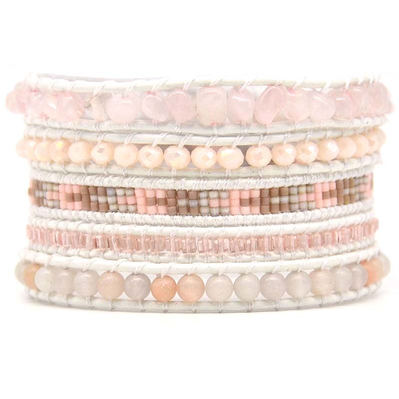 Serene Rose Quartz Bracelet - Rose Quartz