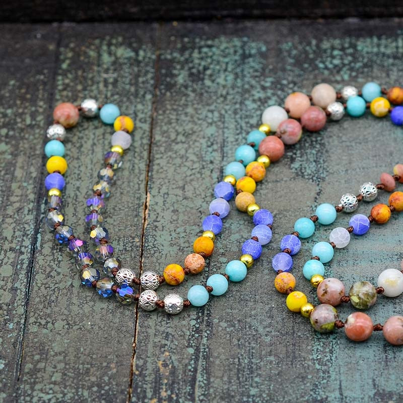 Colourful Transformation Necklace - Malachite