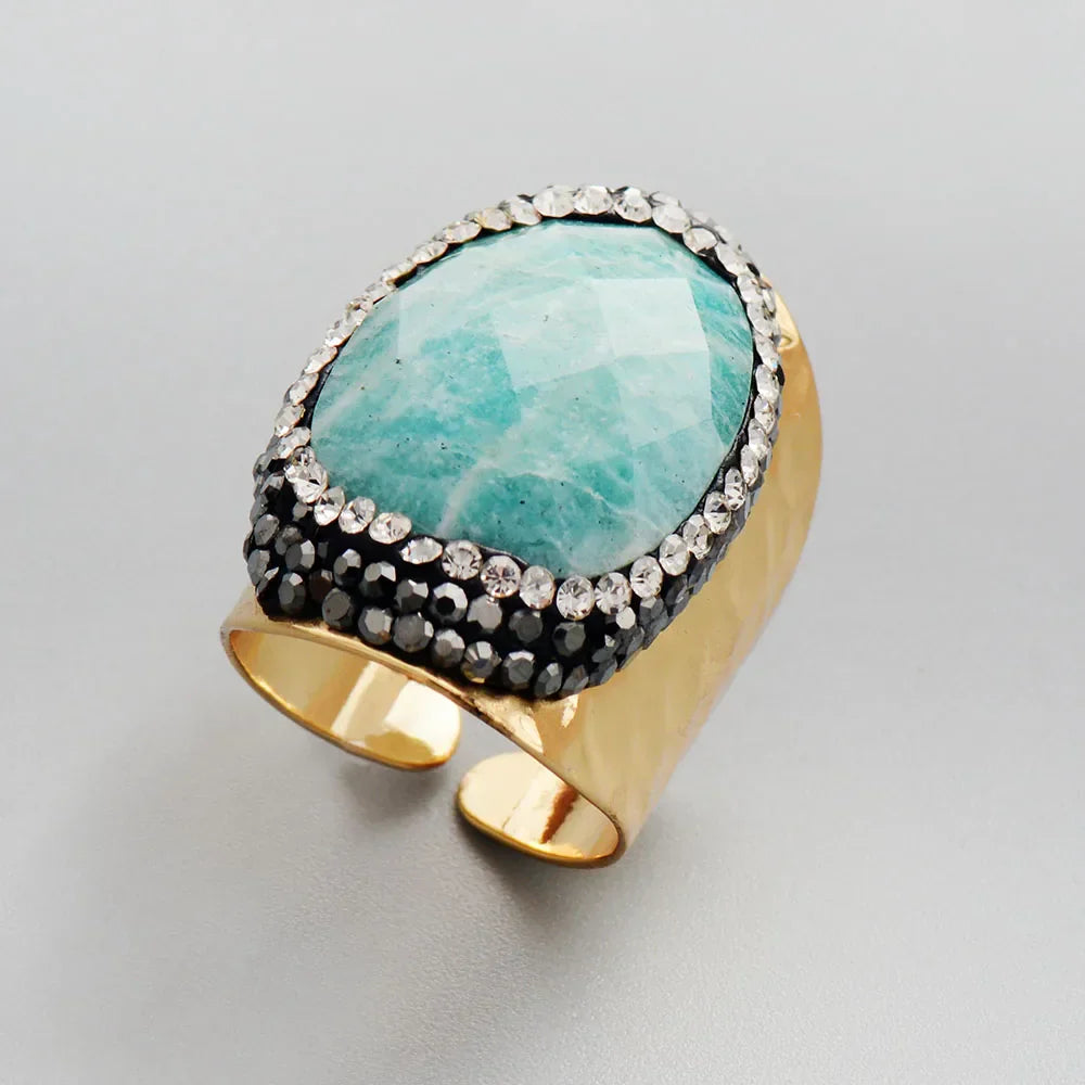 Amazonite Balance Ring - Amazonite 