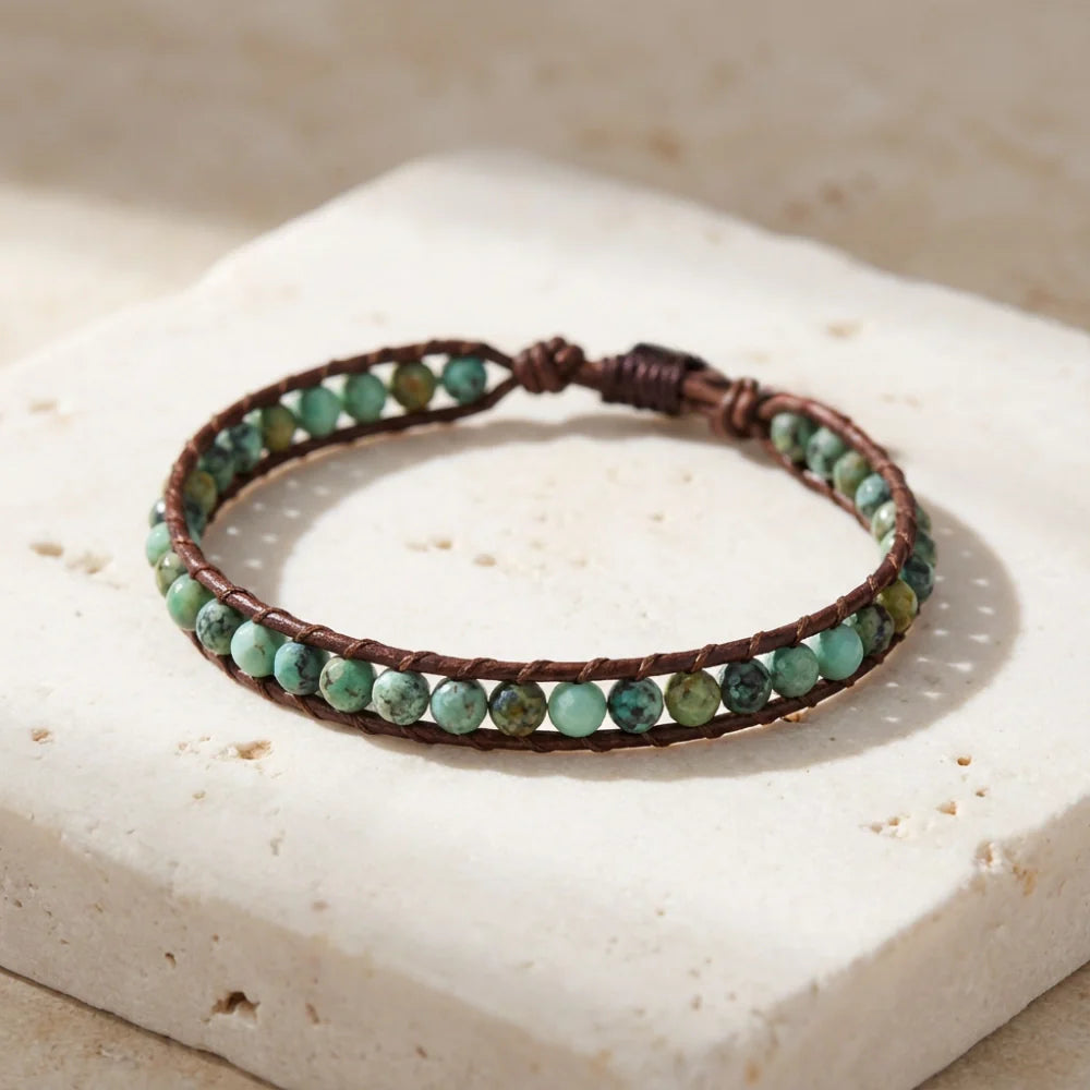 Woven Energizing Bracelet - Lapis Lazuli