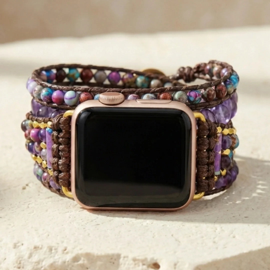 Midnight Amethyst Apple Watch Band - Amethyst