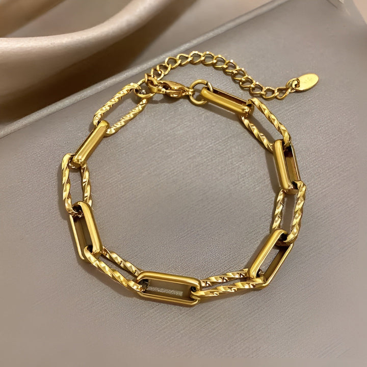 Chunky Link Lorielle Bracelet | Gold