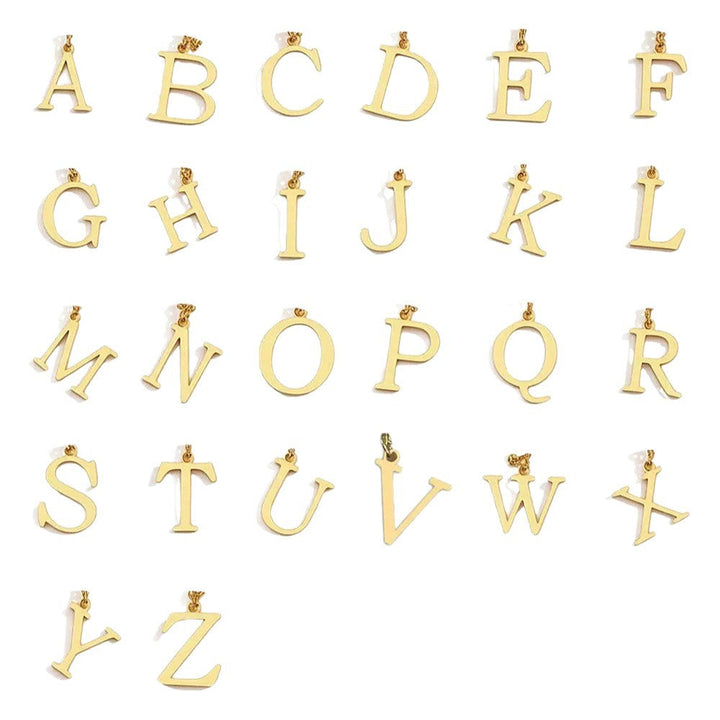 Layered Initial Necklace | Gold