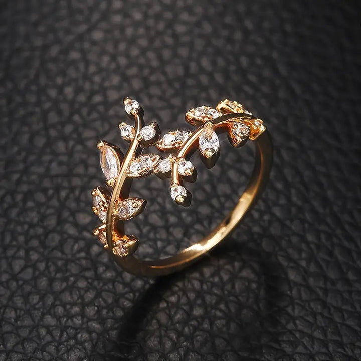 Elegant Vine Gold Ring | Gold