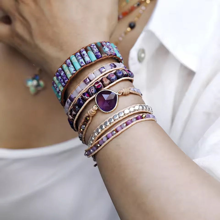 Divine Healing Amethyst Bracelet - Amethyst