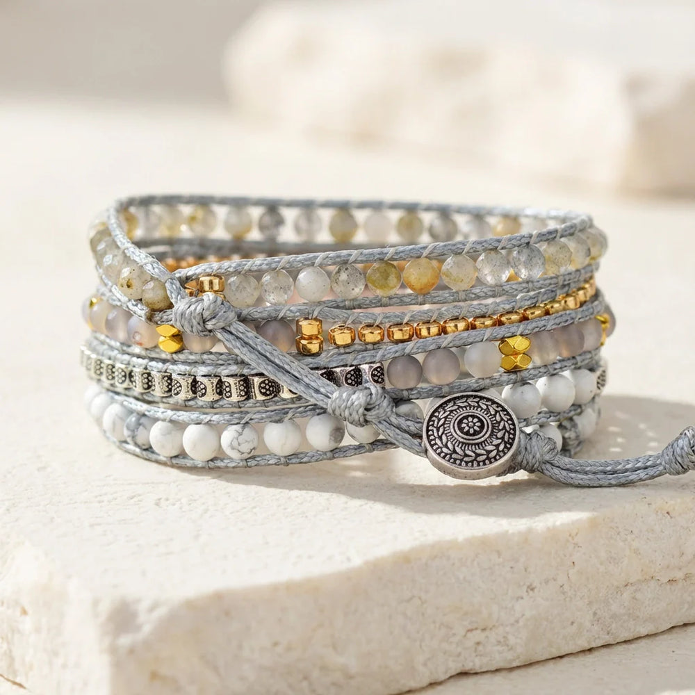 Vegan Bracelet of Love - Rose Quartz