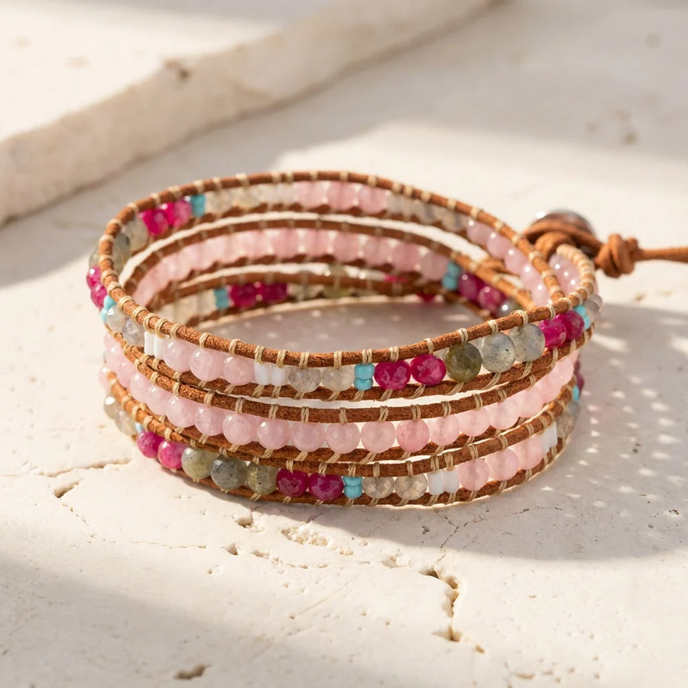 Love & Protection Bracelet - Rose Quartz
