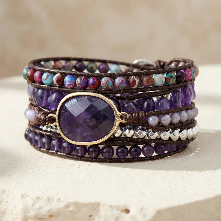 Midnight Amethyst Bracelet - Amethyst