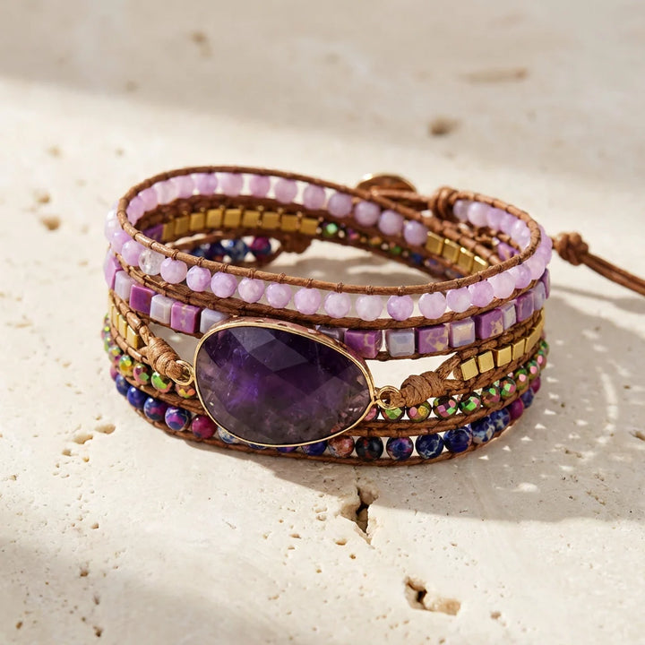 Healing Amethyst Bracelet - Amethyst