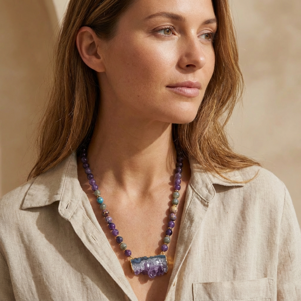 Loving Kindness Necklace - Labradorite