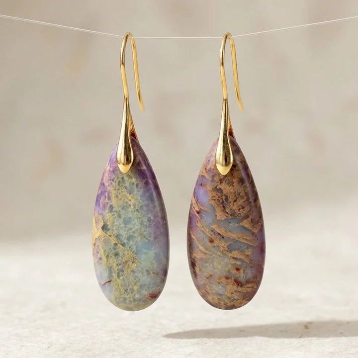 Fantasy Jasper Earrings - Jasper