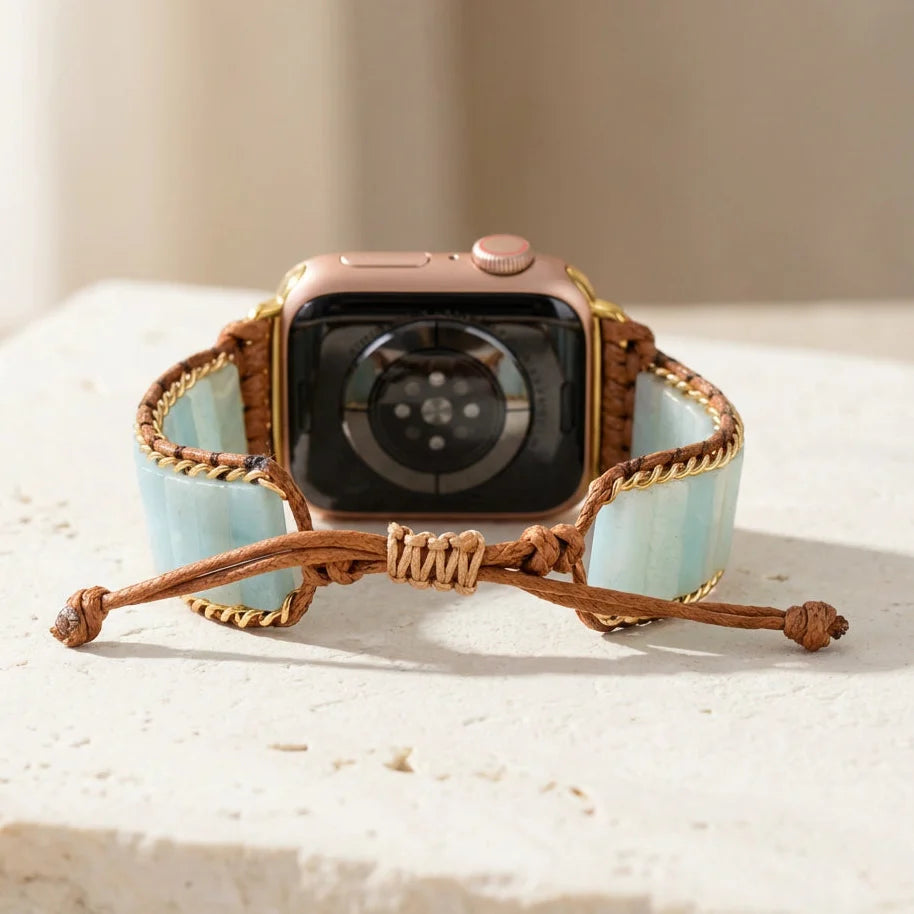 Amazonite Honesty Apple Watch Band - Amazonite 