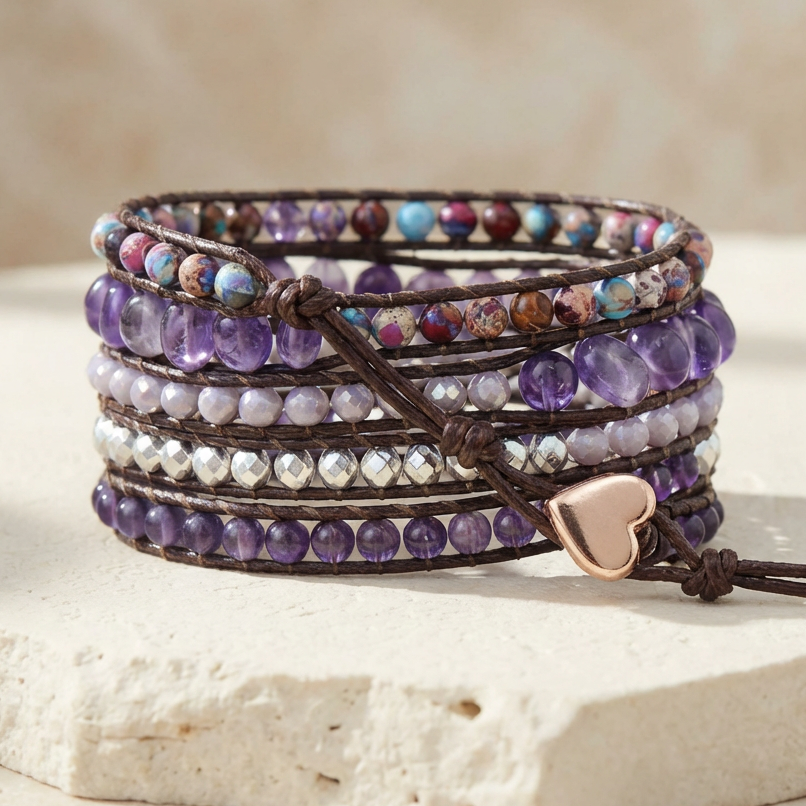 Midnight Amethyst Bracelet - Amethyst