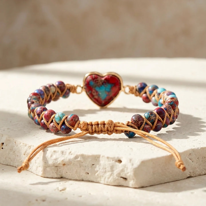 Woven Imperial Love Bracelet - Jasper