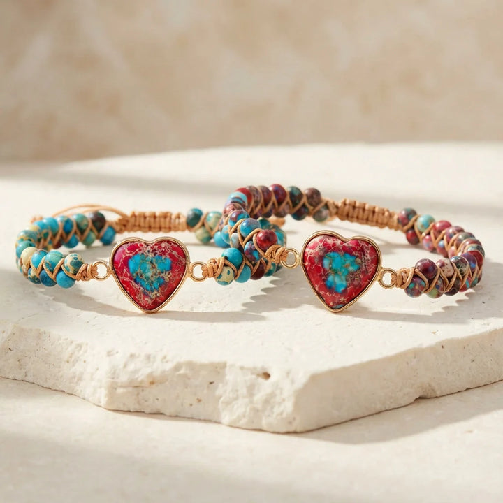 Woven Imperial Love Bracelet - Jasper