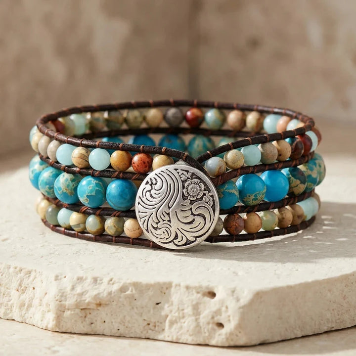 Jasper Focus Boho Bracelet - Jasper