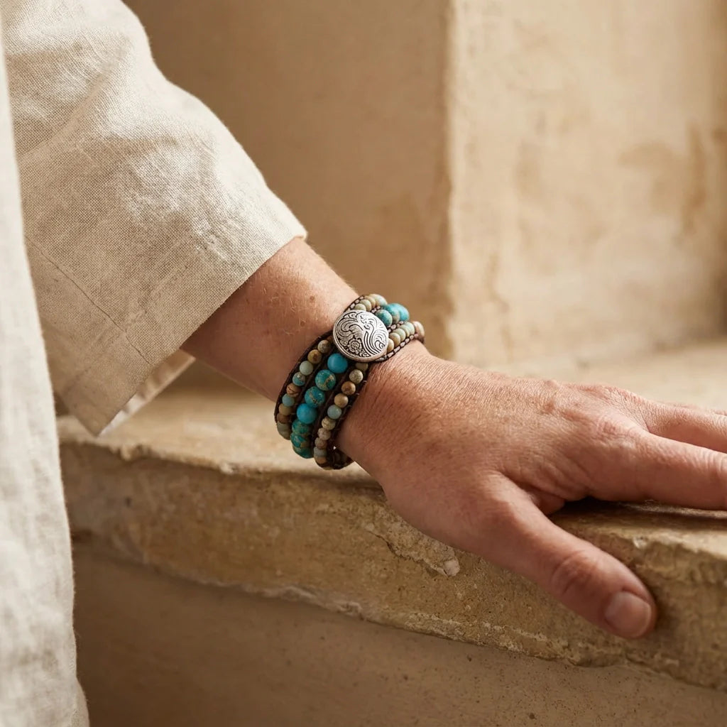 Jasper Focus Boho Bracelet - Jasper