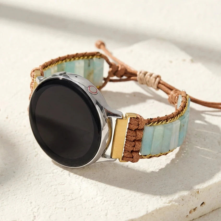 Amazonite Honesty Samsung Watch Band - Amazonite 