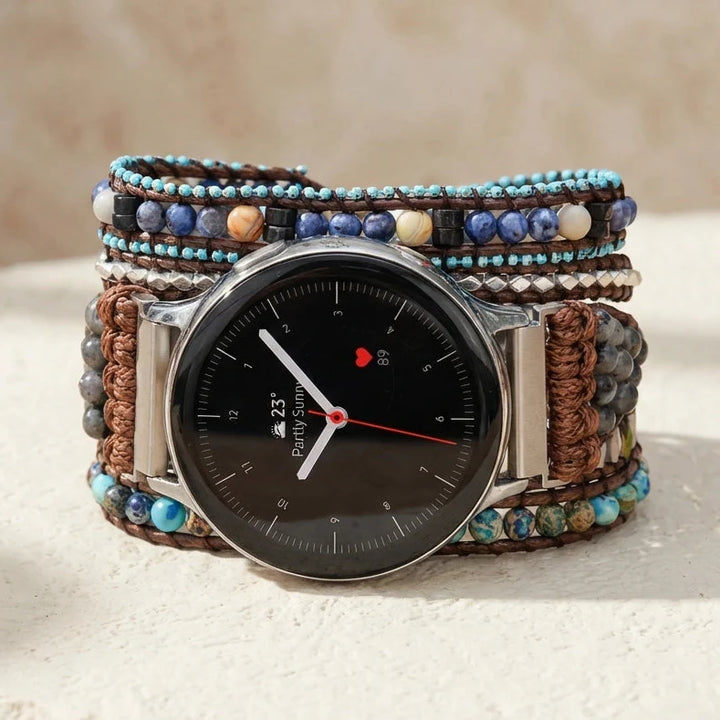 Night Labradorite Samsung Watch Straps - Labradorite