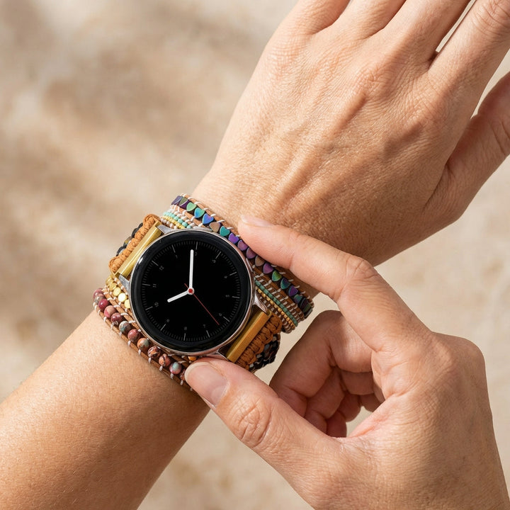 Imperial Hematite Samsung Watch Straps - Hematite